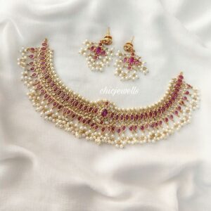 Kemp Guttapusallu Necklace with Earrings